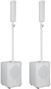 2x RCF EVOX JMIX8 Aktives 2-Wege-Line-Array-System (Weiß)